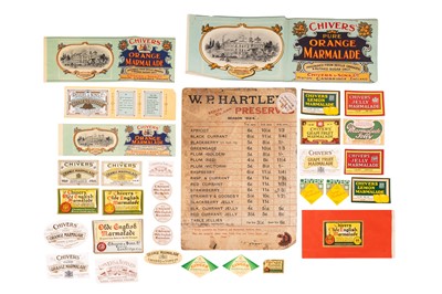 Lot 13 - A GROUP OF ASSORTED CHIVERS MARMALADE LABELS