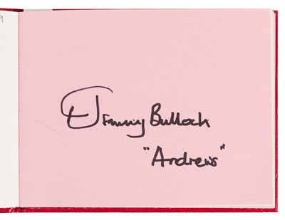 Lot 56 - Autograph Albums.- James Bond Interest