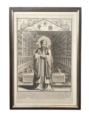 Lot 62 - Confucius. engraved portrait frontipiece only, 1687