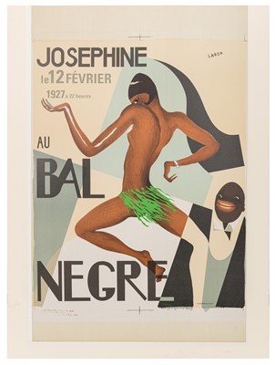 Lot 194 - Caron. Josephine Au Bal Nègre. Lithographic poster. Paris 1927