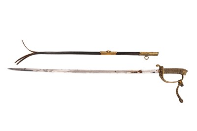 Lot 17 - ROYAL NAVY OFFICER'S DRESS SWORD OF G.O. HEWETT