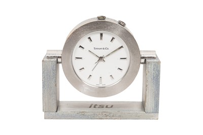 Lot 134 - TIFFANY AND CO DESK TIMEPIECE