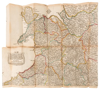 Lot 70 - Jenner(Hollar) 'Quartermaster's Map', The Kingdome of England & Wales, 1676