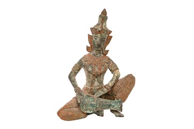 Lot 73 - THAI PARCEL GILT CAST METAL BUDDHA
