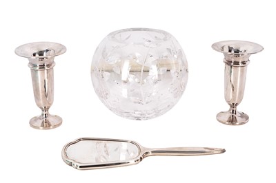 Lot 177 - TIFFANY & CO. CUT GLASS ROSE BOWL