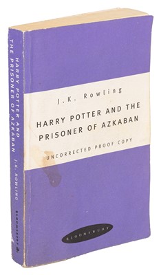 Lot 140 - Rowling. Harry Potter and the Prisoner of Azkaban, Purple Proof Copy