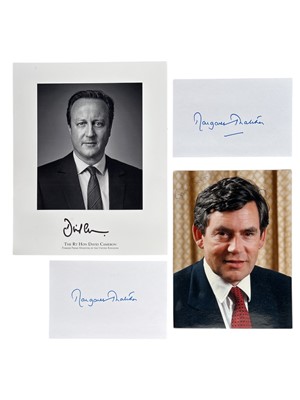 Lot 492 - British Prime Ministers.- Incl. Margaret Thatcher