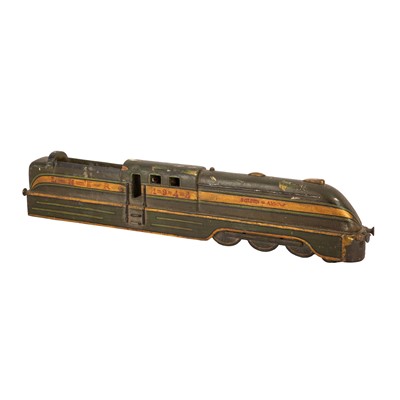 Lot 170 - Scratch built painted model of L.N.E.R. locomotive 'Golden Arrow'