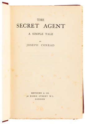 Lot 136 - Conrad. The Secret Agent, first ed. 1st issue. 1907