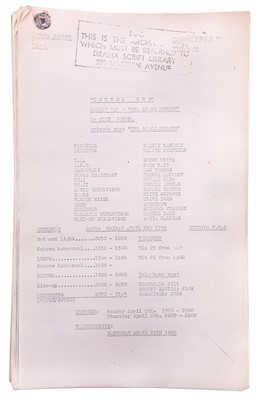 Lot 286 - Tv Scripts.-Dr Who