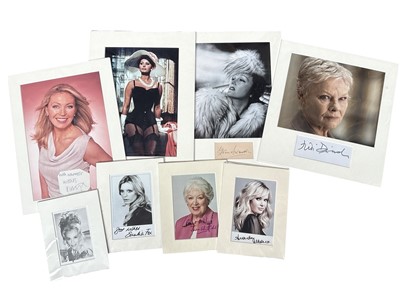 Lot 104 - Photograph Collection.- Actresses and Entertainers
