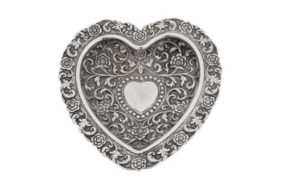 Lot 162 - A late 19th century Anglo – Indian silver dish, Cutch, Bhuj circa 1890 by Oomersi Mawji (active 1860-90)