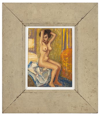 Lot 154 - Buckland-Wright. 'Nude' original oil. 1947