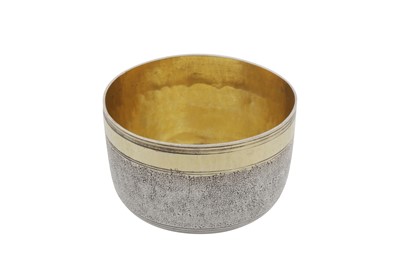 Lot 477 - A James II parcel gilt sterling silver small or miniature tumbler cup, London 1686 by T.?