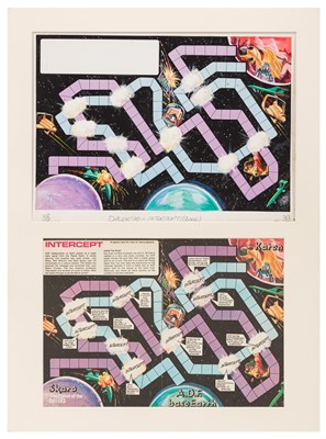 Lot 169 - Nation. Dalek orig. artwort for Intercept Game. [1976]