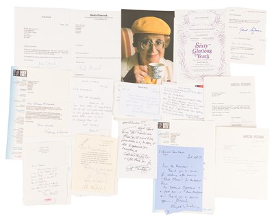 Lot 100 - Autograph Collection.- Theatrical Dames