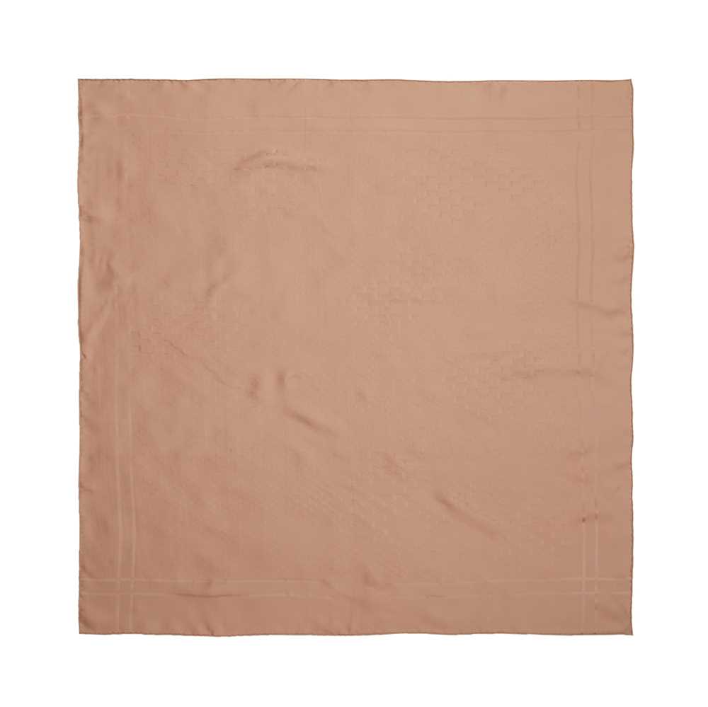Lot 132 - Moynat Beige Monogram Silk Scarf