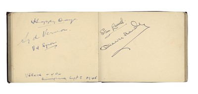 Lot 47 - Autograph Album.- Incl. Stan Laurel & Oliver Hardy