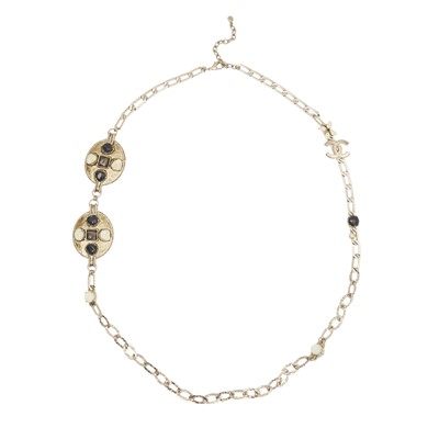 Lot 239 - Chanel Semi Precious CC Necklace