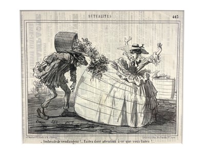 Lot 114 - Wine: Daumier (Honore), 'Cham' & Vernier (Charles)