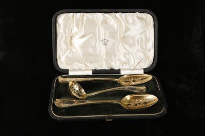 Lot 266A - A set of fine antique George II Sterling...