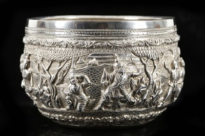 Lot 390 - A fine antique Burmese Solid Sterling Silver...