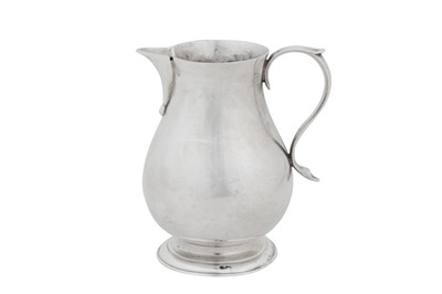 Lot 462 - A George II sterling silver cream jug, London 1730 by Edward Pocock (reg. 11th Dec 1728)