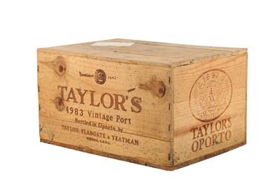 Lot 291 - Taylors 1983 - 12 bottles in OWC