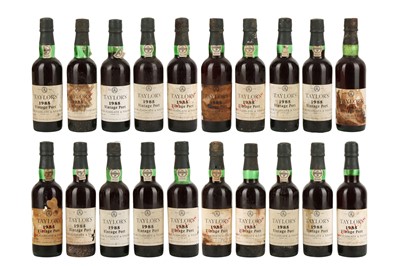 Lot 292 - Taylor's 1985 - 20 half bottles