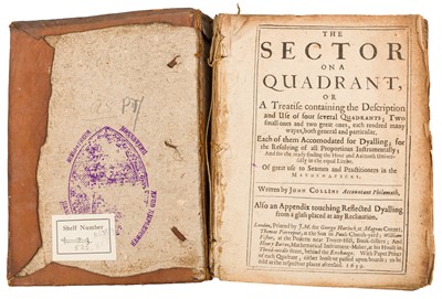 Lot 82 - Collins. The Sector on a Quadrant, 1659