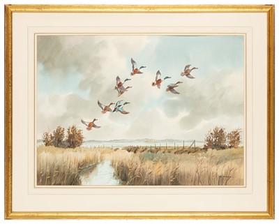 Lot 78 - Milliken (Robert W.) Fen scene with Shoveler ducks
