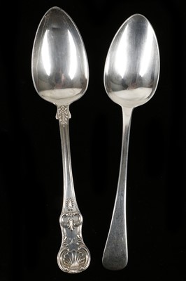 Lot 277 - Two fine antique George IV Solid Sterling...