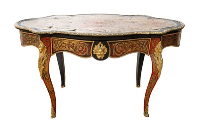 Lot 50 - A Napoleon III period boulle work centre table, third-quarter of the 19th century