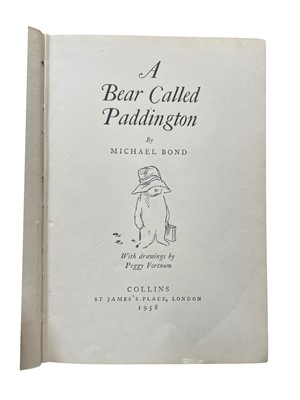 Lot 162 - Bond (Michael) A Bear Called Paddington, First edition