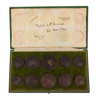 Lot 465 - A cased group of Birdwood family wax seals
