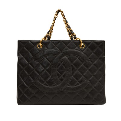 Lot 155 - Chanel Black Grand Timeless Tote