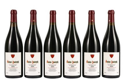Lot 167 - Domaine Bernard Saint-Joseph Gripa Le Berceau 2003 - 6 bottles