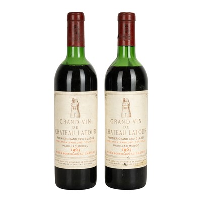Lot 64 - Chateau Latour 1963 - 4 bottles