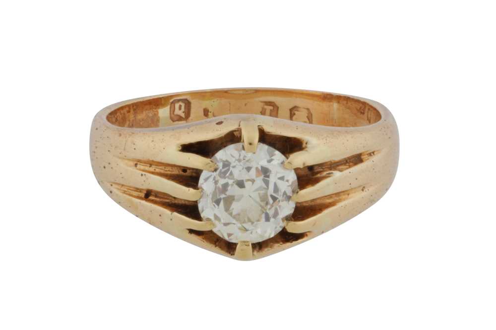 Lot 46 - A diamond single-stone ring, circa 1919