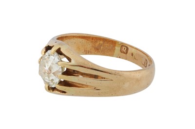Lot 46 - A diamond single-stone ring, circa 1919