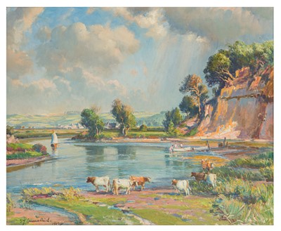 Lot 1 - Samuel Lamorna Birch R.A. R.W.S. (British, 1869-1955)