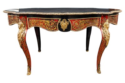 Lot 49 - A Napoleon III period boulle work centre table