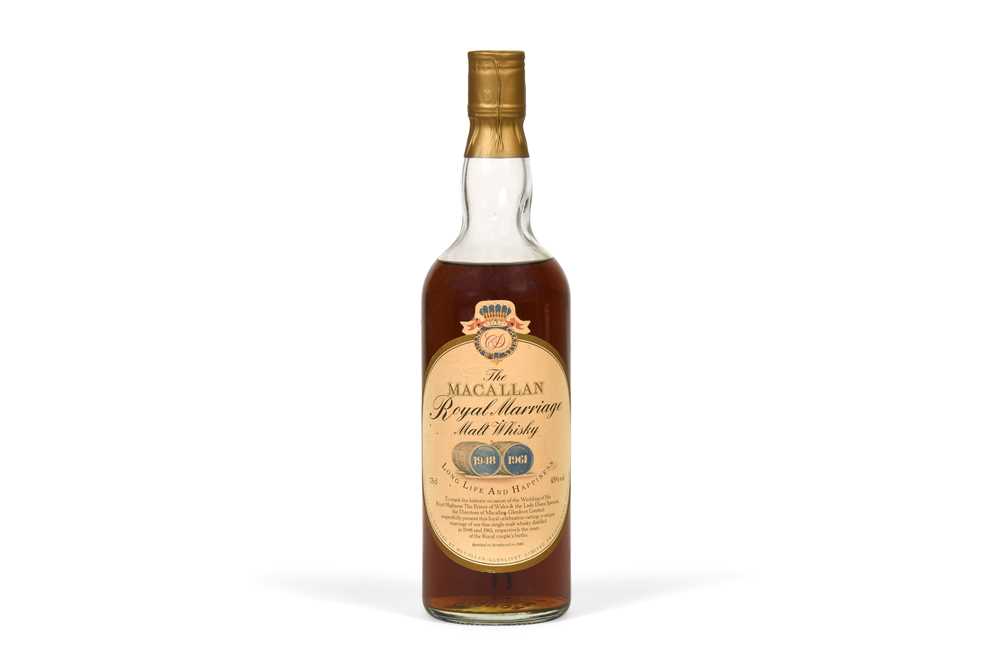 Lot 273 - Macallan Royal Marriage Charles & Diana - 1 bottle
