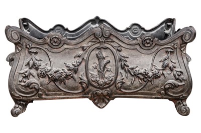Lot 42 - A late 19th century French cast iron planter, circa 1880