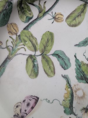 Lot 123 - A mid-18th century Chelsea Porcelain 'Hans Sloane' plate