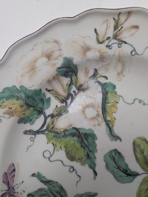 Lot 123 - A mid-18th century Chelsea Porcelain 'Hans Sloane' plate