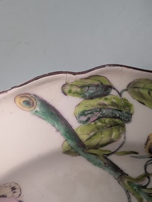 Lot 123 - A mid-18th century Chelsea Porcelain 'Hans Sloane' plate