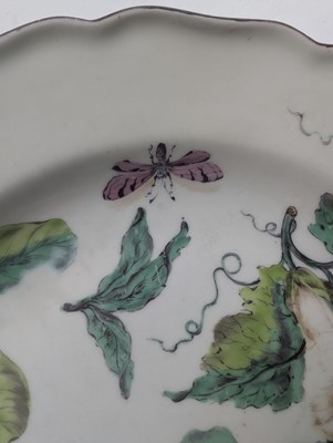 Lot 123 - A mid-18th century Chelsea Porcelain 'Hans Sloane' plate