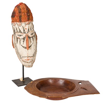 Lot 499 - Ethnographica - a Tami Island, Papua New Guinea Tago mask