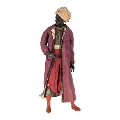 Lot 35 - An early 19th Century Neapolitan terracotta & wood creche figure circa 1820